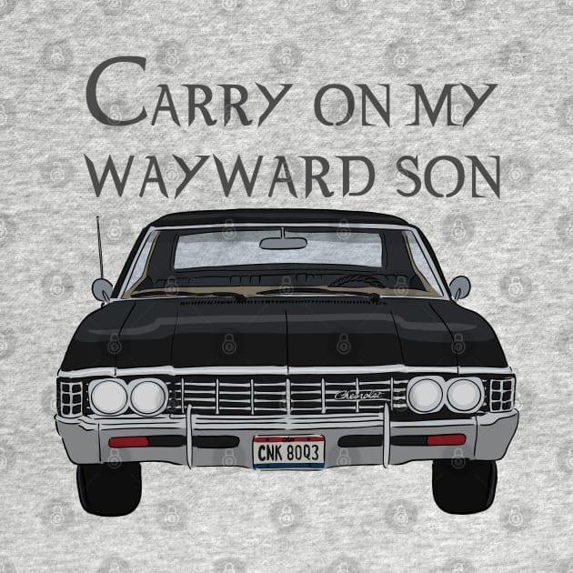 Carry on My Wayward Son by fsketchr